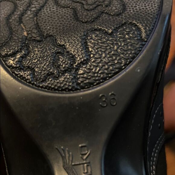 Dansko Chic Black Leather Mid-Calf Boots Size 36 - Picture 7 of 7